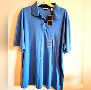 IZOD Men's Blue Polo Shirt XL NWT